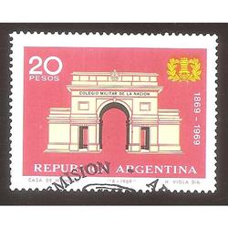 ARGENTINA 1969 (MT848) COLEGIO MILITAR DE LA NACION,  USADA