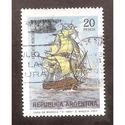 ARGENTINA 1969 (MT837)  DIA DE LA ARMADA,  USADA