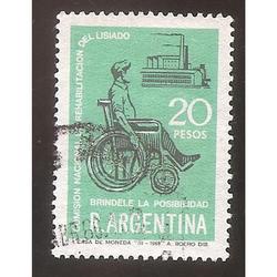 ARGENTINA 1968 (MT810) REHABILITACION DEL LISIADO,  USADA