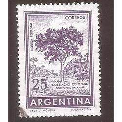 ARGENTINA 1966 (MT733a) P Y RIQUEZAS: QUEBRACHO OFFSET  USAD