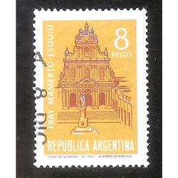 ARGENTINA 1965 (MT724) FRAY MAMERTO ESQUIU,  USADA