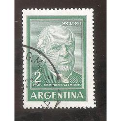 ARGENTINA 1964 (MT693) SARMIENTO TIPO I, OFFSET,  USADA