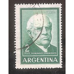 ARGENTINA 1963 (MT662a) PROCERES SARMIENTO MATE NACIONAL, US