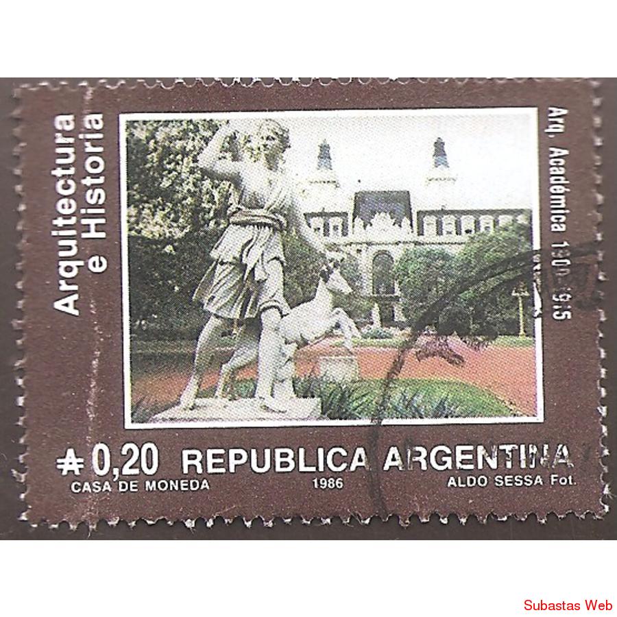 ARGENTINA 1986 (MT1567) ARQUITECTURA E HISTORIA,  USADA