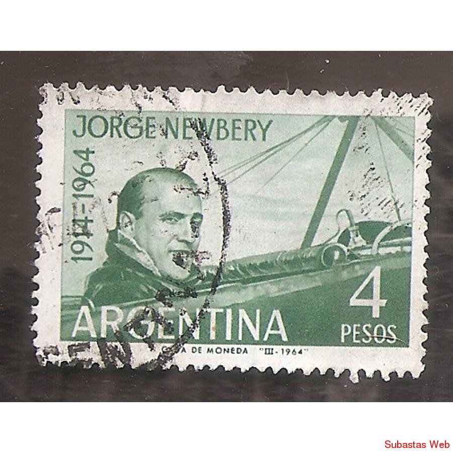 ARGENTINA 1964 (MT684) 50 ANIVERSARIO DE JORGE NEWBERY,  USA
