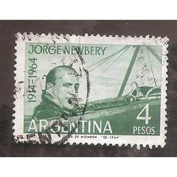 ARGENTINA 1964 (MT684) 50 ANIVERSARIO DE JORGE NEWBERY,  USA