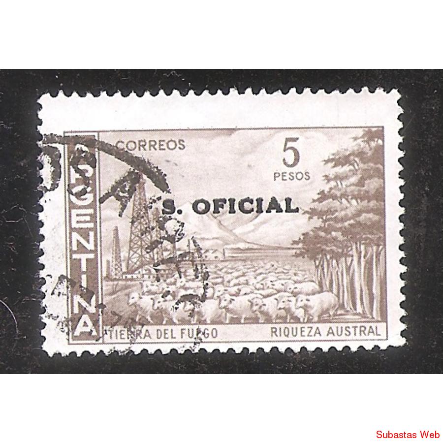 ARGENTINA 1959(MT606a-394a)  TIERRA DEL FUEGO TIZADO SO VI
