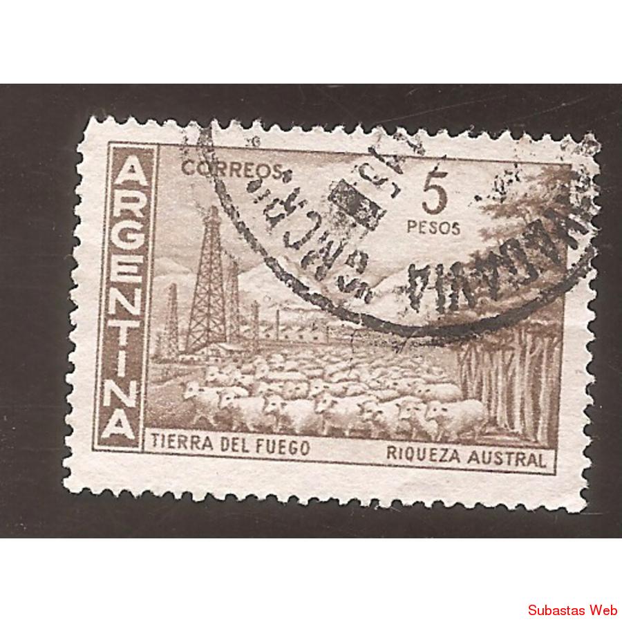 ARGENTINA 1959)MT606) PROC Y RIQ: TIERRA DEL FUEGO, MATE,  U