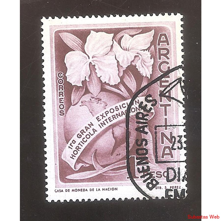 ARGENTINA 1959(MT596) EXPOCISION FRUTIHORTICOLA,  USADA