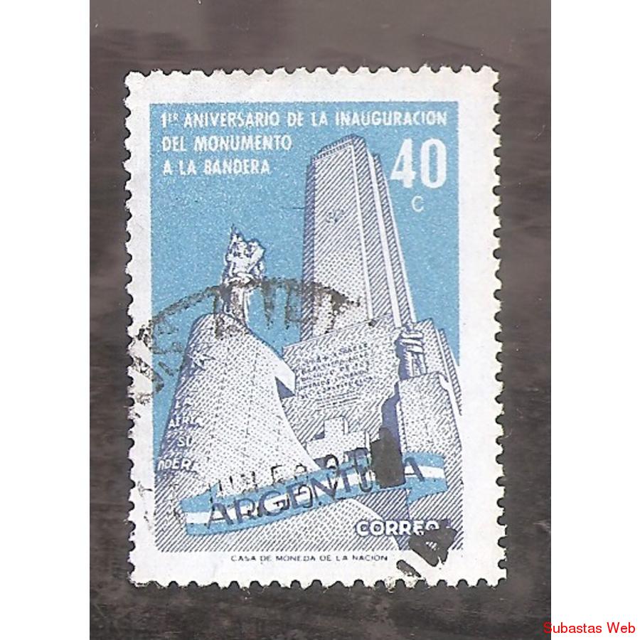 ARGENTINA 1958(MT590) MONUMENTO A LA BANDERA,  USADA