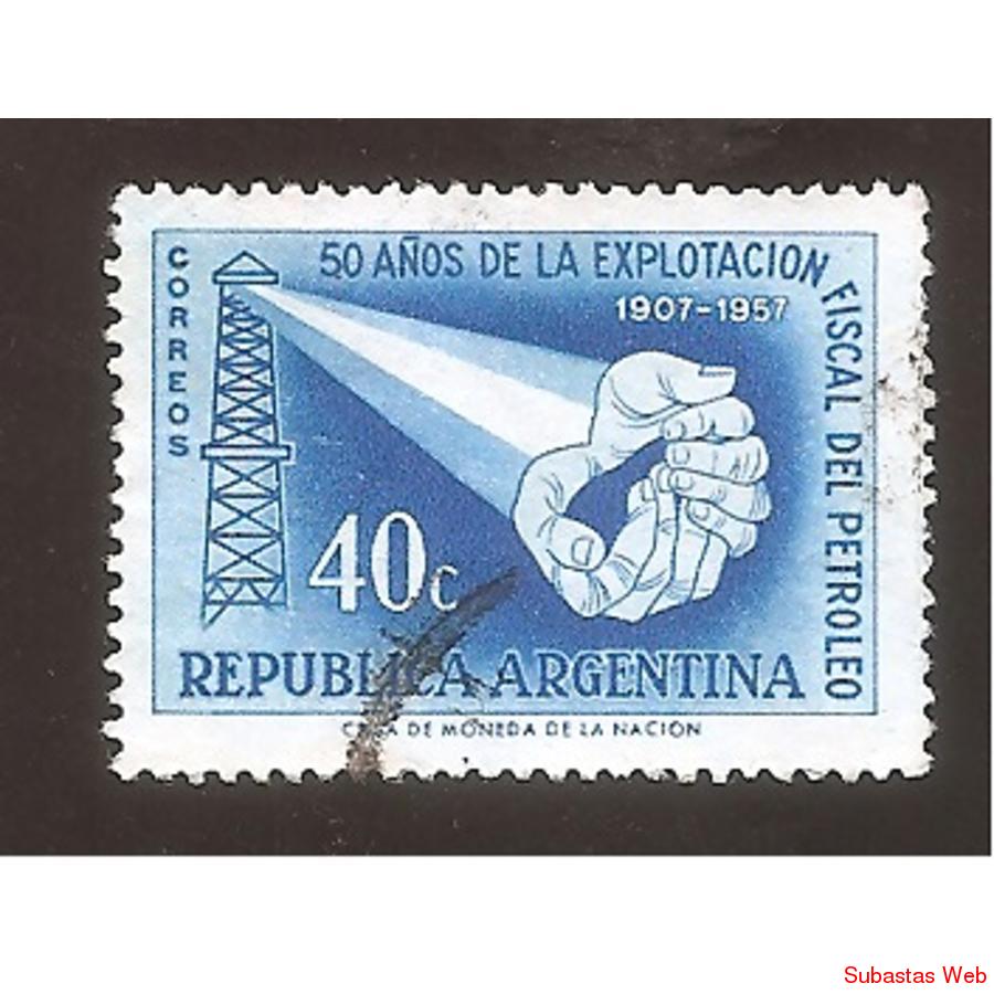 ARGENTINA 1958(MT580) EXPLOTACION FISCAL DEL PETROLEO USADA