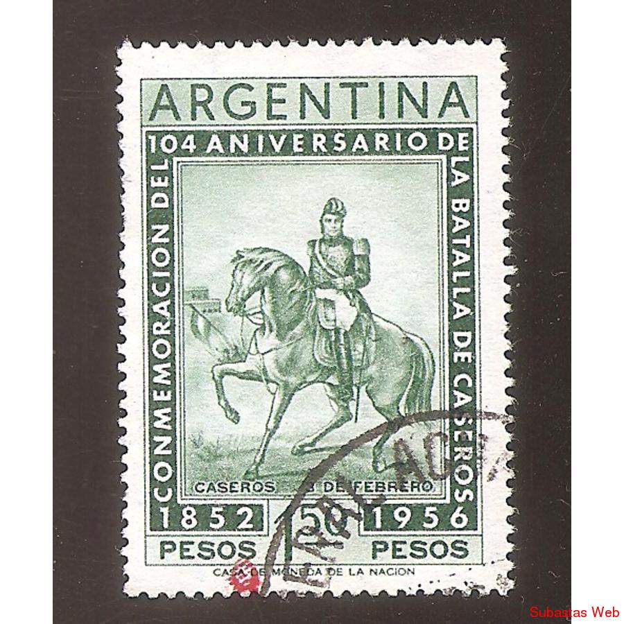 ARGENTINA 1956(MT558) BATALLA DE CASEROS,  USADA