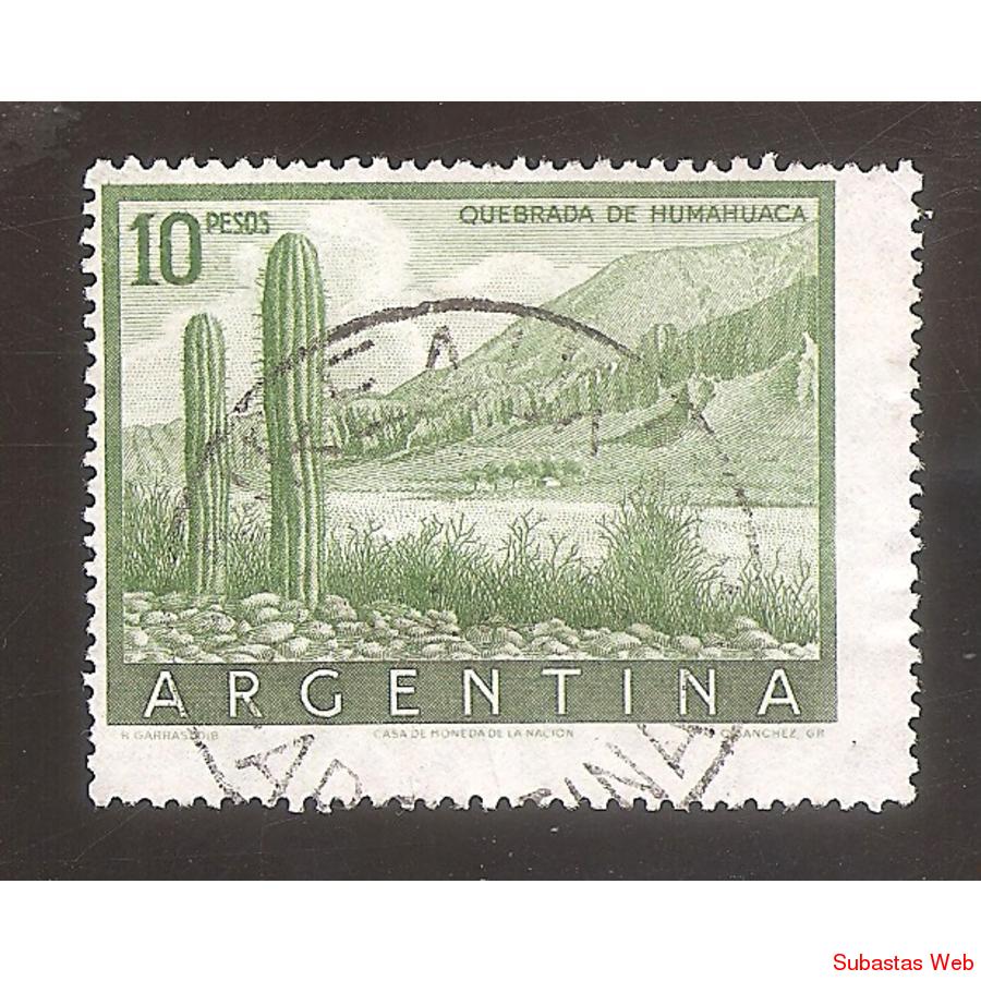 ARGENTINA 1954(MT550a) QUEBRADA DE HUMAHUACA  PAPEL MATE  US