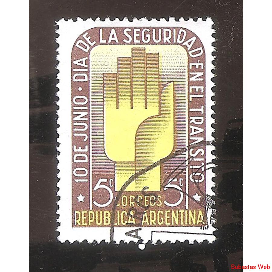 ARGENTINA 1948(MT496) SEGURIDAD EN EL TRANSITO  USADA