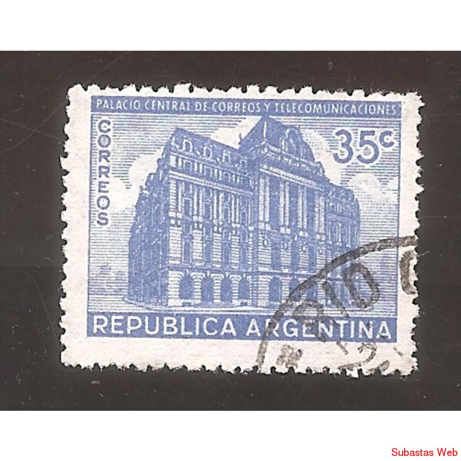 ARGENTINA 1945(MT449) PALACIO DE CORREOS, SOL RO  usada