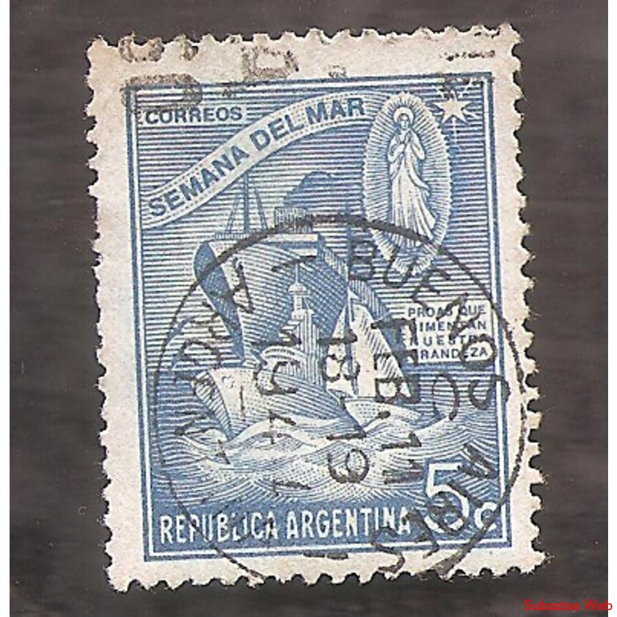 ARGENTINA 1944(MT437)  SEMANA DEL MAR  USADA