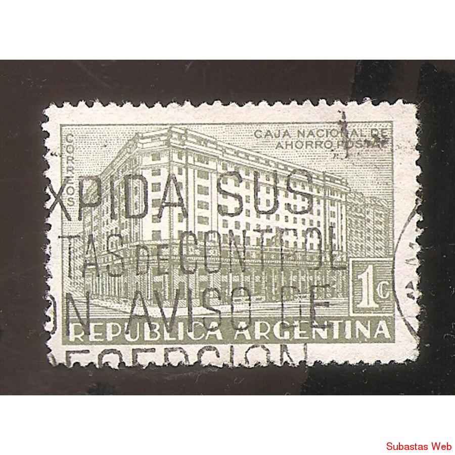 ARGENTINA 1942(MT418) CAJA DE AHORROS,  USADA