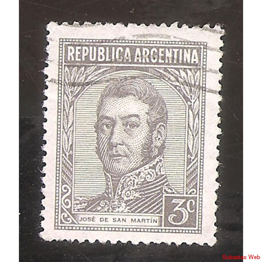 ARGENTINA 1939(mt392) PROCERES: SAN MARTIN FILI RA RO,  USAD