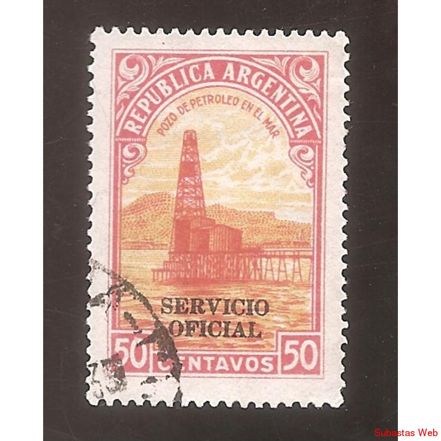 ARGENTINA 1935(379Y-346Ab) PETROLEO MATE, FILI RA RO, SO 11m