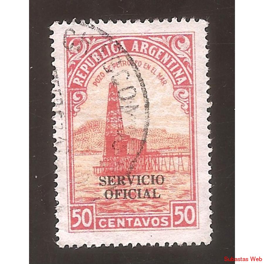 ARGENTINA 1935(MT379-346) PETROLEO  FILI RA RO,  SO 12mm.  U