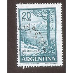 ARGENTINA 1959(MT606C) PROC Y RIQ: NAHUEL HUAPI, PAPEL MATE,