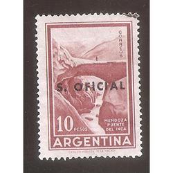 ARGENTINA 1959(MT606A-396) PUENTE DEL INCA, MATE SO VIII