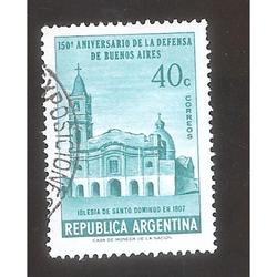 ARGENTINA 1957(MT576) ANIV. DE LA DEFENSA DE BS.AS.  USADA