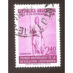 ARGENTINA 1956(MT567) REVOLUCION LIBERTADORA,  USADA