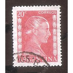ARGENTINA 1952(MT520)  EVA PERON  DE $0,20  USADA