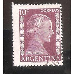 ARGENTINA 1952(MT519)  EVA PERON  DE $0,10  USADA