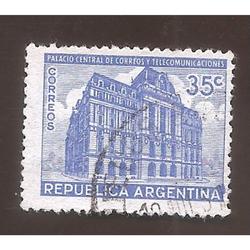 ARGENTINA 1945(MT449I) PALACIO DE CORREOS FILIGRANA RR  USAD