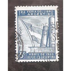 ARGENTINA  1943(MT428) FERIA DEL LIBRO  USADA