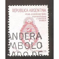 ARGENTINA 1943(MT425-27) CONMEMORACION DEL 4 JUNIO  USADA