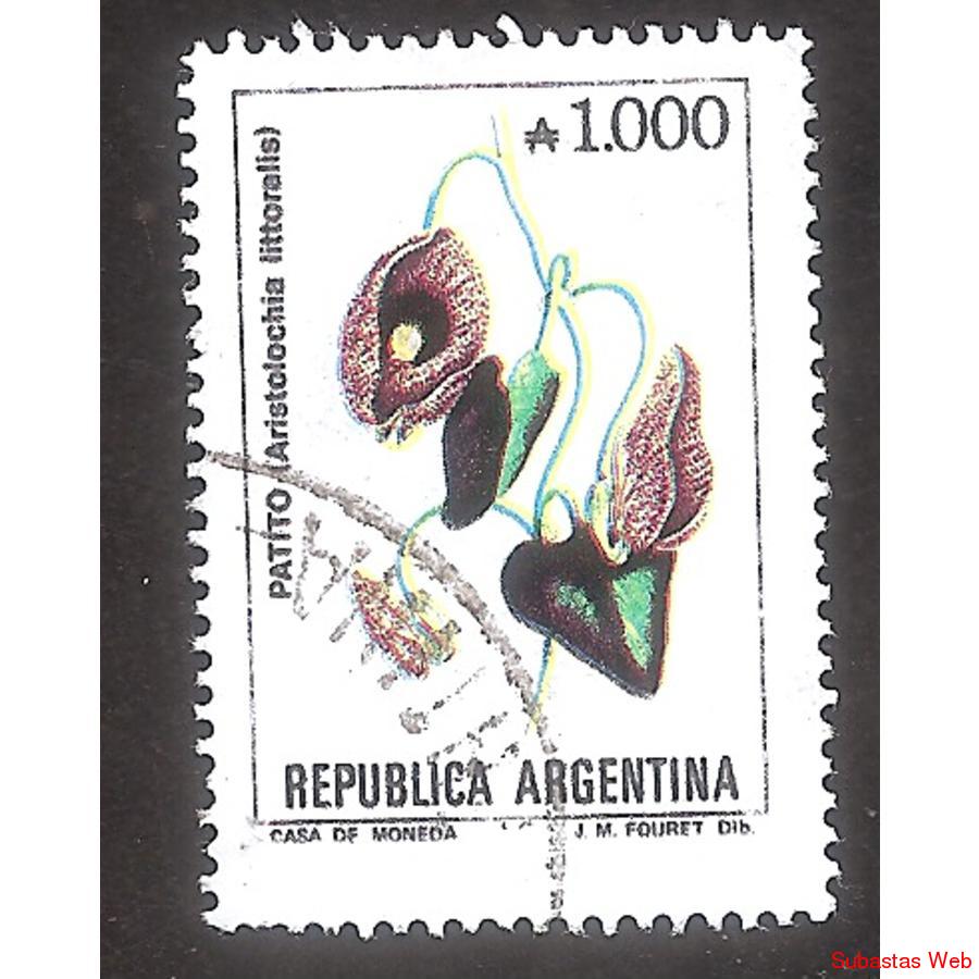 ARGEN1990 (1829) FLORES ARGENTINAS:  PATITO  USADA