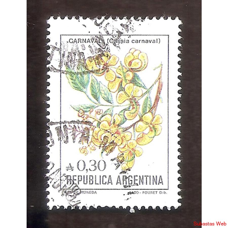 ARGEN1985 (1532) FLORES ARGENTINAS: CARNAVAL  FLUO  USAD
