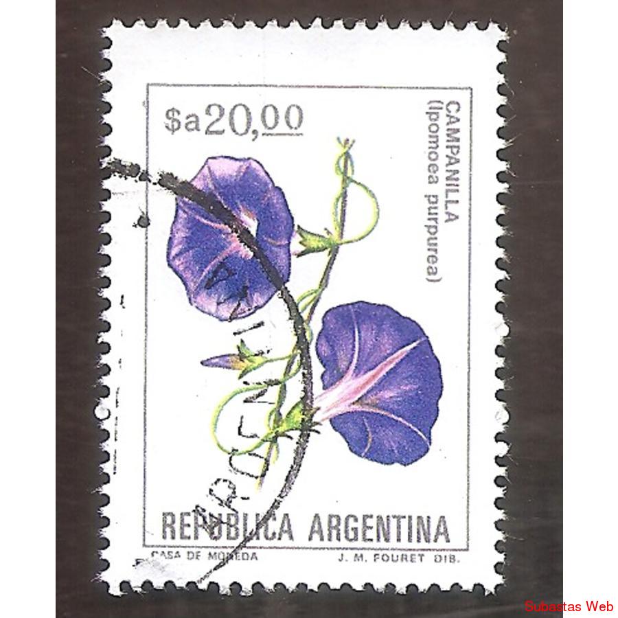 ARGEN1984 (1495a) FLORES ARGENTINAS: CAMPANILLA FLUO USA