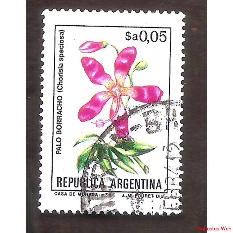 ARGEN1983 (1408) FLORES:  PALO BORRACHO  USADA