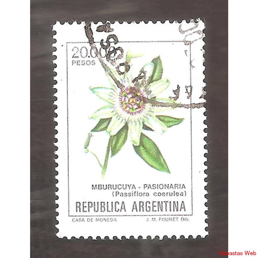 ARGENTINA 1982(1366) FLORES: MBURUCUYA  USADA