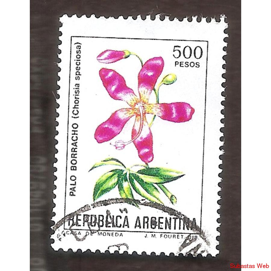 ARGEN1982 (1337) FLORES: PALO BORRACHO  FLUO USADA