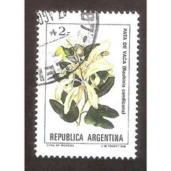 ARGEN1988 (1716) FLORES ARGENTINAS:  PATA DE VACA  USADA
