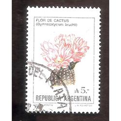 ARGEN1987 (1624) FLORES ARGENTINAS: FLORDE CARTUS  USADA
