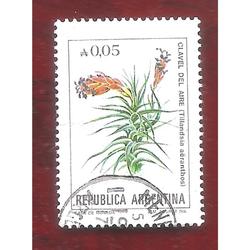 ARGEN1985 (1528) FLORES ARGENTINAS: CLAVEL DEL AIRE FLUO