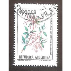 ARGENTINA 1984(1496) FLORES ARGENTINAS: CIRUELILLO FOSFO USA