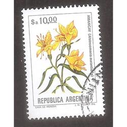ARGEN1983 (1419a) FLORES ARGENTINAS: AMANCAY  FLUO USADA