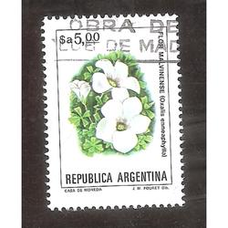 ARGEN1983 (1418c) FLORES ARGENTINAS: MALVINENSE FOSFO USADA