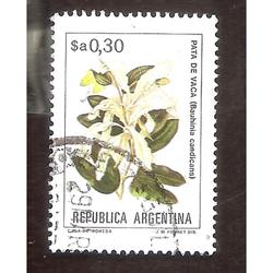ARGENTINA 1983(1411) FLORES:  PATA DE VACA  FOSFO  USADA