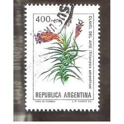 ARGENTINA 1982(1380) FLORES:  CLAVEL DEL AIRE  USADA