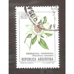 ARGENTINA 1982(1366) FLORES: MBURUCUYA  USADA