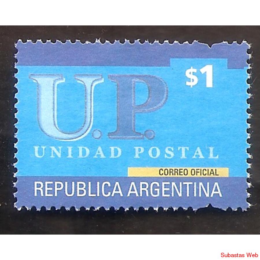 ARGENTINA 2002 SELLO UP16  UNIDAD POSTAL DE $1  USADO