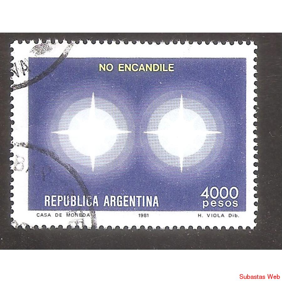 ARGENTINA 1981(MT1326) EDUCACION  VIAL USADA